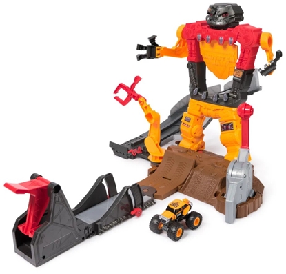 Attēls no Monster Jam 1:64 Smash & Bash Smashbot Playset