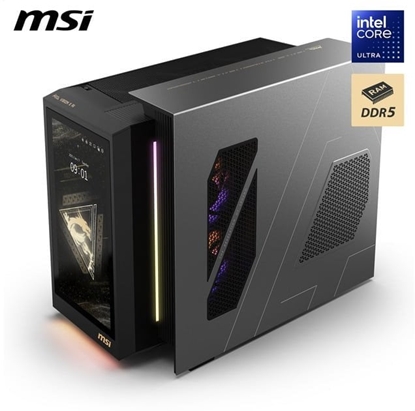 Picture of MSI MEG Vision X AI 2nd 2NVZ9 234AT - DT - Core Ultra 9 285K / 3.2 GHz - RAM 128 GB - SSD 2 TB - NVMe - GeForce RTX 5090 - Wi-Fi 6, Wi-Fi 7, Bluetooth, 1GbE, 2.5GbE, 5GbE - WLAN: 802.11a/b/g/n/ac/ax/be, Bluetooth 5.4 - Win 11 Home - Monitor: keiner -