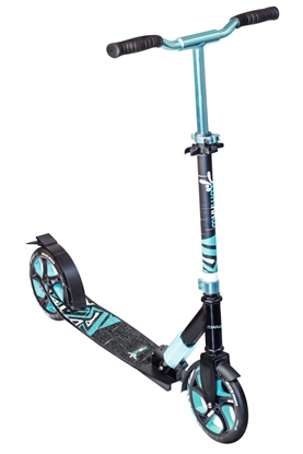 Attēls no Muuwmi Aluminium Scooter Deluxe skrejritenis 205 mm, tirkīza zils