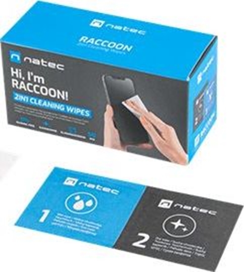 Изображение Natec 2IN1 Cleaning Wipes WET-DRY