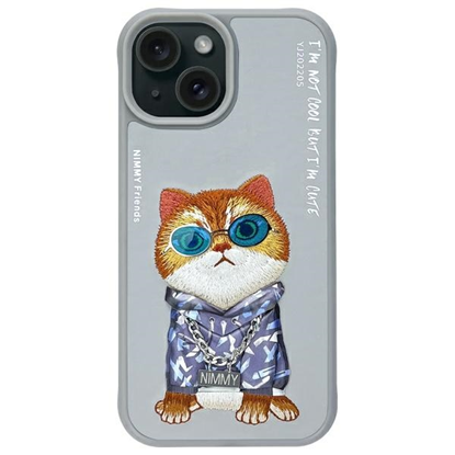 Picture of Nimmy etui iPhone 15 6.1" szary|gray      Glasses 