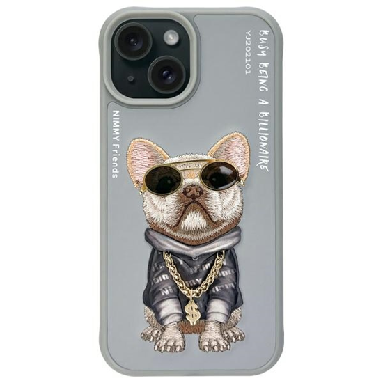 Picture of Nimmy etui iPhone 15 6.1" szary|gray      Glasses 