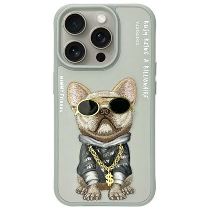 Picture of Nimmy etui iPhone 15 Pro 6.1" szary|gray  Glasses 