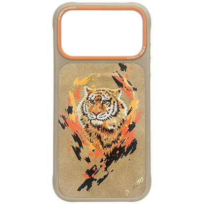 Picture of Nimmy Tiger MagSafe case for iPhone 17 Pro Max light brown