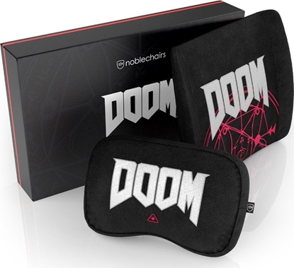 Изображение Noblechairs Zestaw poduszek z pianki zapamitujcej ksztat - DOOM Edition (GAGC-250)