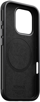 Изображение Nomad Modern Leather case, green chrome - iPhone 16 Pro