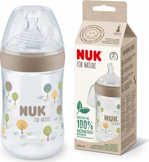 Picture of NUK NUK BUTELKA PP 260ML M FOR NATU POP 10742005 1/6