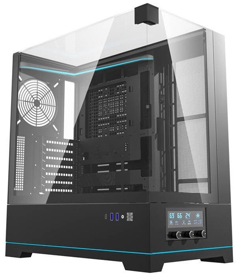 Изображение Obudowa Darkflash DY450 ARGB czarna bez wentylatorów