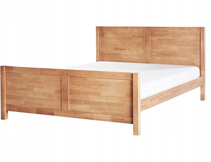 Attēls no óko Drewno CHAMPAGNAT 160 x 200 cm Jasnobrzowy