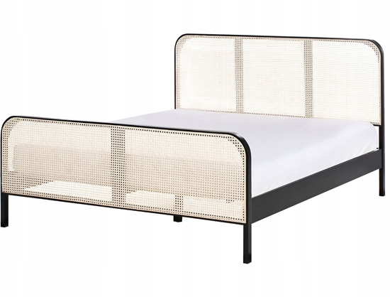 Picture of óko Drewno sosnowe GONFARON 160 x 200 cm Czarny