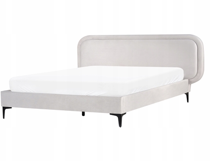 Attēls no óko Welur SUZETTE 160 x 200 cm Jasnoszary