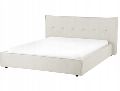 Attēls no óko wodne Len syntetyczny LESTRE 160 x 200 cm Zamana biel