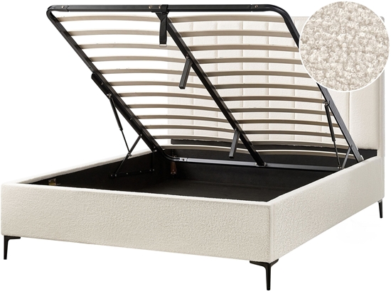 Picture of óko z pojemnikiem Boucle SEZANNE 160 x 200 cm Zamana biel