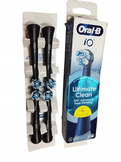 Picture of Oral-B iO Ultimate Clean Black replacement brushes, black, 4 pcs.
