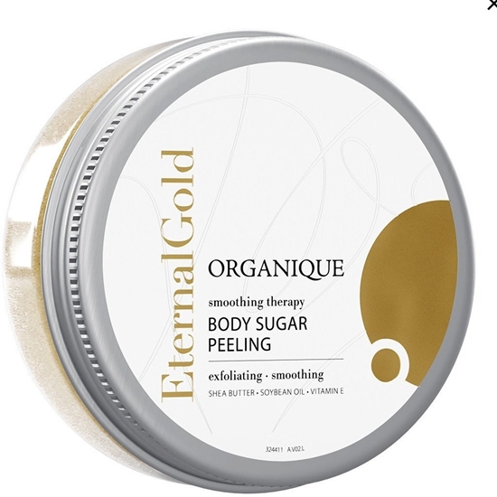 Изображение ORGANIQUE Eternal Gold Wygadzajcy peeling cukrowy do ciaa 200 ml
