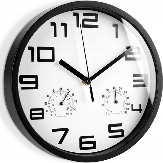 Picture of Orion Zegar cienny z termometrem i higrometrem biay 25 cm