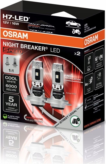 Picture of Osram Night Breaker LED Speed - H7 Car Bulbs