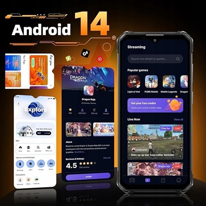 Picture of Oukitel WP23 Plus phone, 256/8 GB, black