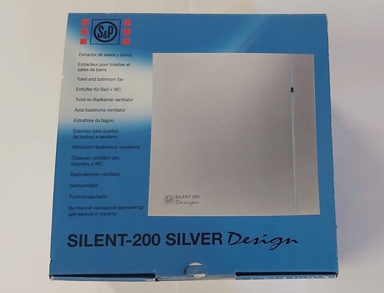 Picture of Palau Palau Ventiliatorius SILENT-200 CHZ Sidabrinis DESIGN - 3C 5210606000
