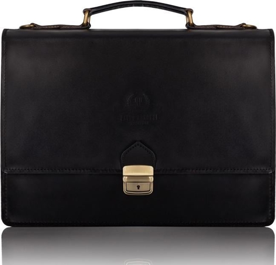 Picture of Paolo Peruzzi Teczka mska aktówka czarna PAOLO PERUZZI N01-BL