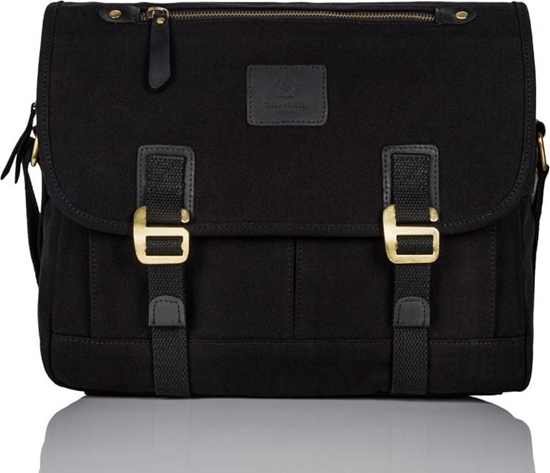 Picture of Paolo Peruzzi TORBA MSKA CZARNA NA RAMI T-17-BL