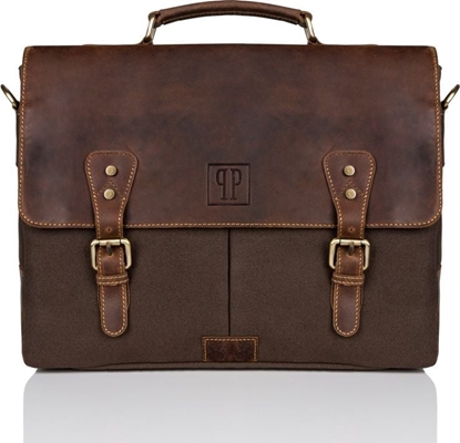 Attēls no Paolo Peruzzi TORBA MSKA NA RAMI BRZOWA PAOLO PERUZZI T-07-BR