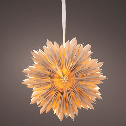 Picture of Papīra dekors Zvaigzne d50cm smilšu