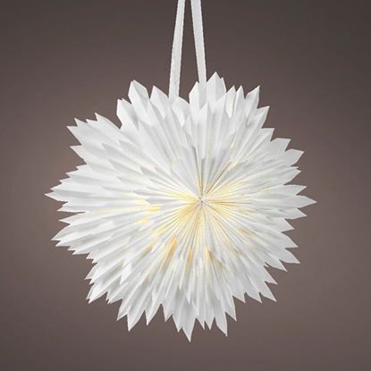 Picture of Papīra dekors Zvaigzne d60cm balta