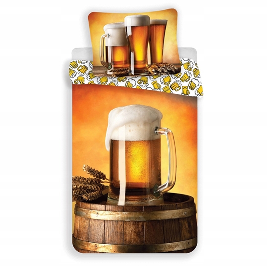 Изображение Patalyns komplektas Beer, 140 x 200 cm + pagalvs uvalkalas 70 x 90 cm.