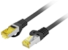 Picture of Patchcord kat.6a s/ftp lszh cu 10m czarny fluke passed 