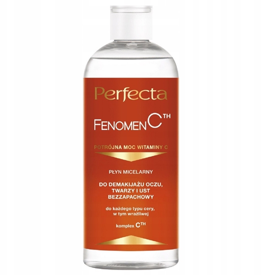 Picture of PERFECTA Fenomen C Pyn micelarny do demakijau oczu twarzy i ust 400 ml