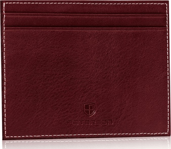 Picture of Peterson Etui skórzane Peterson bordowe PTN CAW22722 BORD