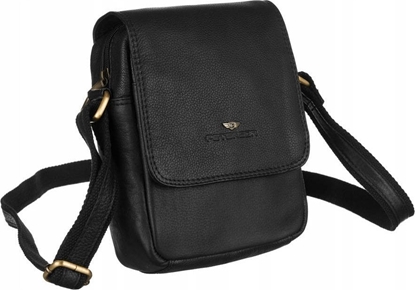 Attēls no Peterson Listonoszka skórzana Peterson [DH] PTN-373-NDM czarna