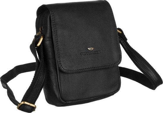 Picture of Peterson Listonoszka skórzana Peterson [DH] PTN-373-NDM czarna