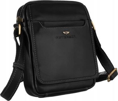 Picture of Peterson Skórzana listonoszka mska na rami - Peterson NoSize