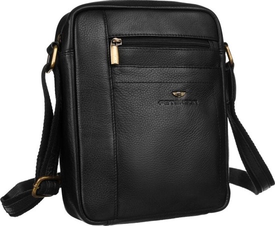 Picture of Peterson Skórzana torba mska z kieszonk na suwak  Peterson NoSize