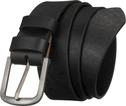 Attēls no Peterson Skórzany Pasek Mski Z Tradycyjn Klamr W Srebrnym Kolorze