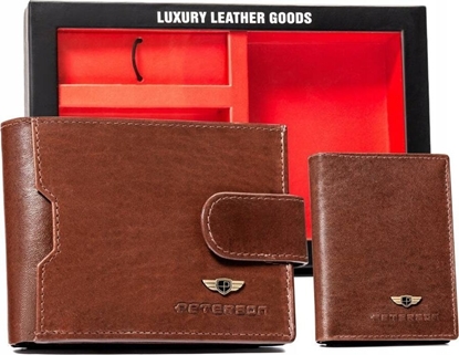 Picture of Peterson Zestaw skórzany PTN SET3-N79L-VT Brown NoSize
