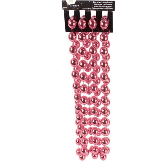 Picture of Pērļu virtene 2x270cm, rozā