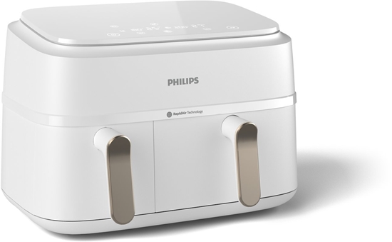 Picture of Philips 3000 Series Dual Basket Airfryer 9 L 2750 W balta - Karsta gaisa friteris NA353/10 (8720389035579)