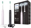 Picture of Philips 3100 series HX3675/15 2-pack sonic electric toothbrushes - black & pink