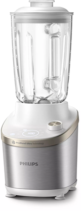 Attēls no Philips 7000 series HR3760/01 blender 2 L Tabletop blender 1500 W Stainless steel, White
