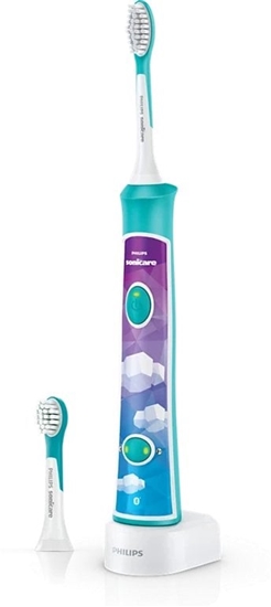 Изображение Philips Sonicare For Kids zala - Elektriska zobu birste HX6352/11 (8720689045476)