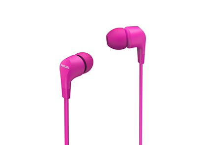 Attēls no Philips TAE1105PK/00 headphones/headset Wired In-ear Music Pink