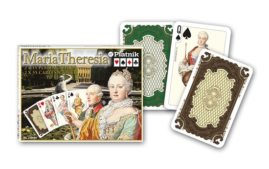 Picture of Piatnik Karty Lux 2 Talie Maria Theresia - 2131