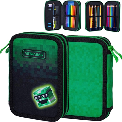 Изображение Piórnik Astra Piórnik podwójny z wyposaeniem Astrabag Pixel Hero AC21