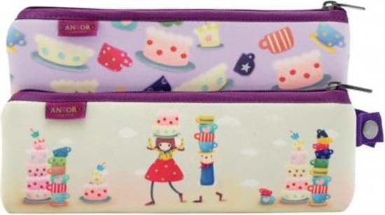 Изображение Piórnik Santoro Saszetka podwójna Tea Party