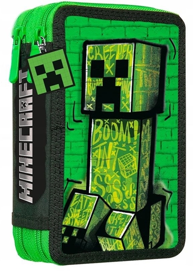 Picture of Piórnik Szkolny Dla Dzieci Dziecka Do Szkoy Organizer Minecraft Rozkadany / Mc00054