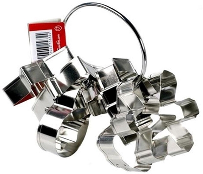 Attēls no Piparkuku forminu komplekts 8 gab. metala rinkiti 8006043008418