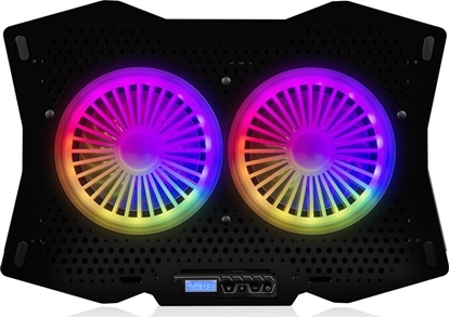 Picture of Podstawka chłodząca pod  laptopa  CF18 RGB SILENT FAN czarna